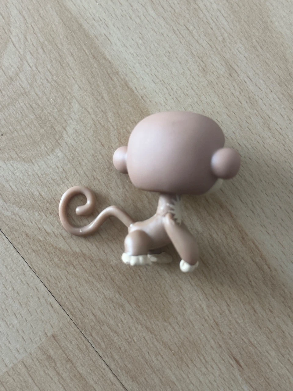 Littlest Pet Shop (LPS) Mono marrón flores ojos azules - Muy buen estado #2223 – photo 3